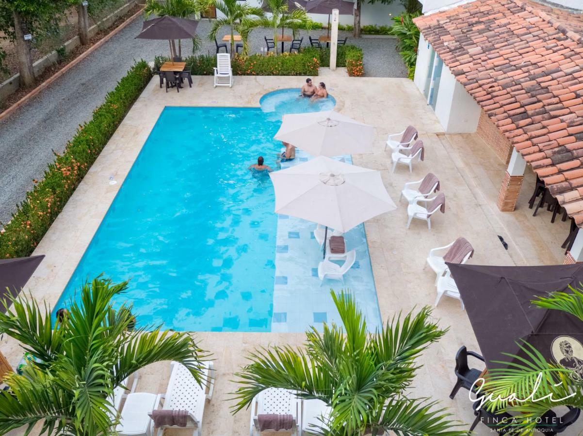 Finca Hotel Guali Santafe ซานตาเฟเดอันตีโอเกีย ภายนอก รูปภาพ